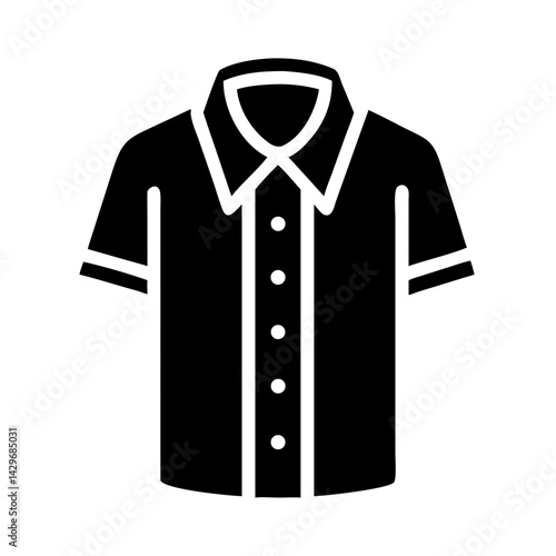 Button Down Party Shirt Icon Design