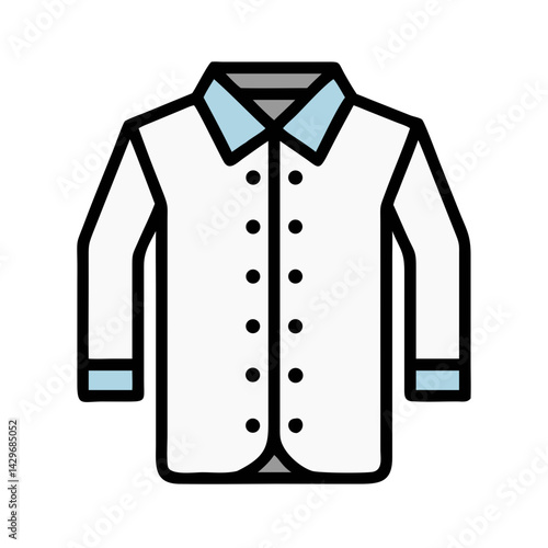 Button Down Party Shirt Icon Design