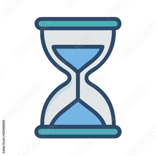 Fast Hourglass Time Icon Design