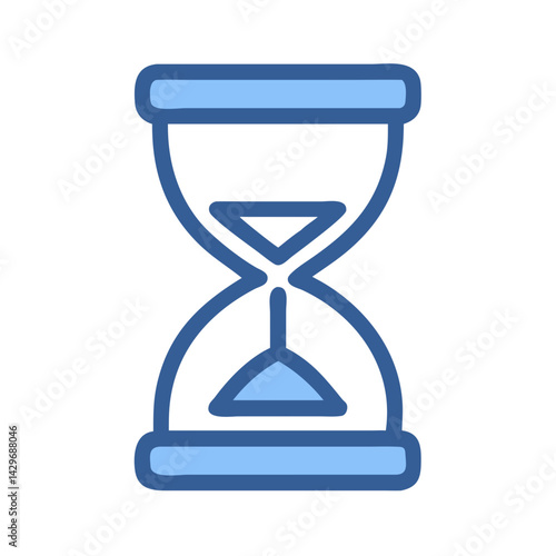 Fast Hourglass Time Icon Design