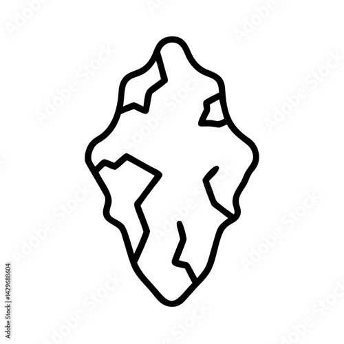 Flint Stone Tool Icon Design