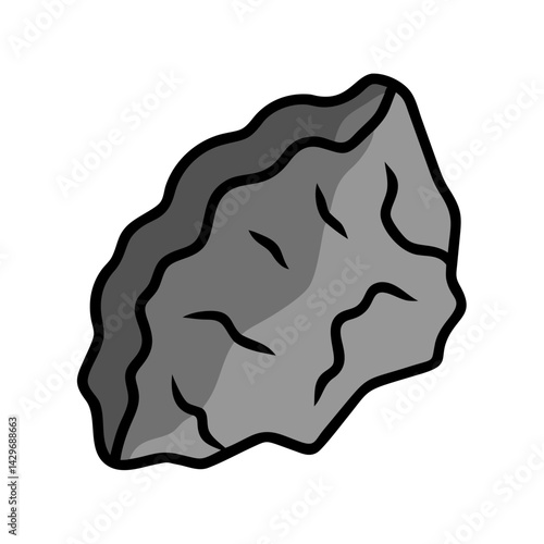 Flint Stone Tool Icon Design