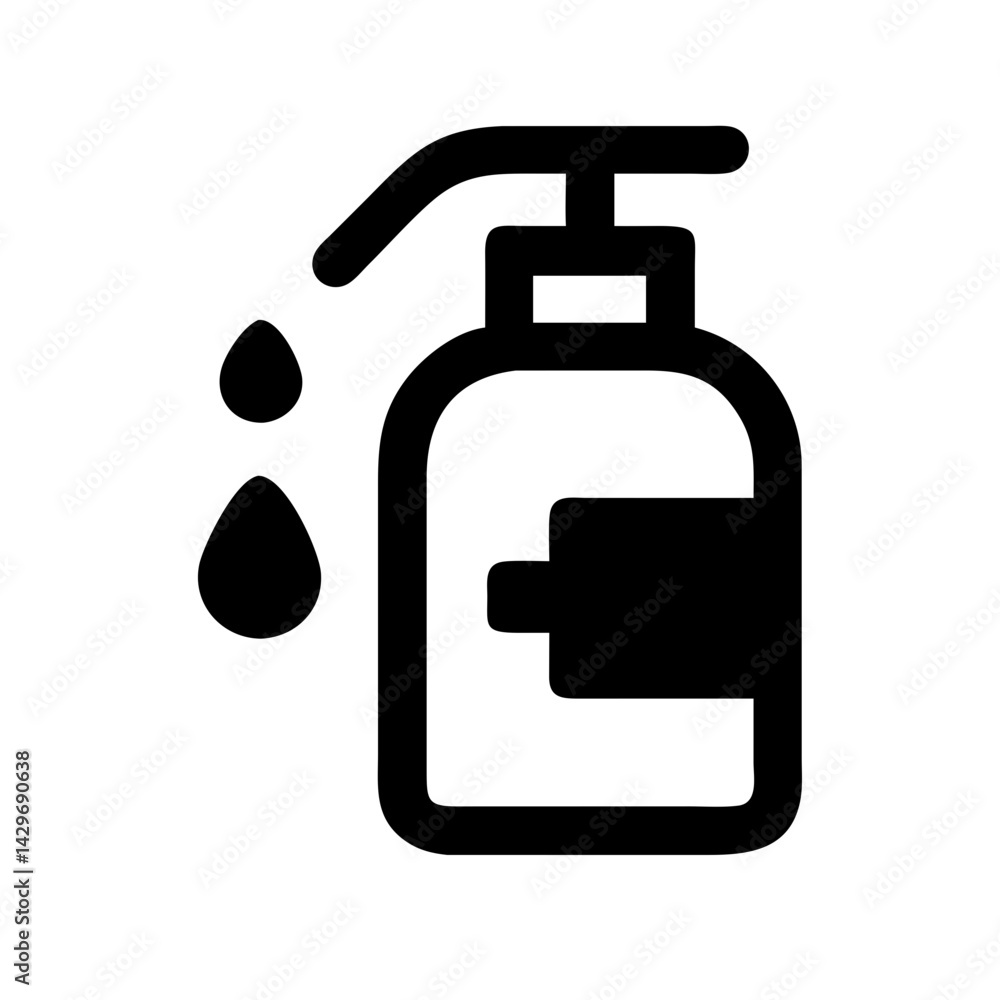 Hand Sanitizer Pump Dispenser Icon Design Hand Sanitizer Pump Dispenser Icon Design