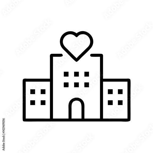 Hotel Door Tag Sign Icon Design