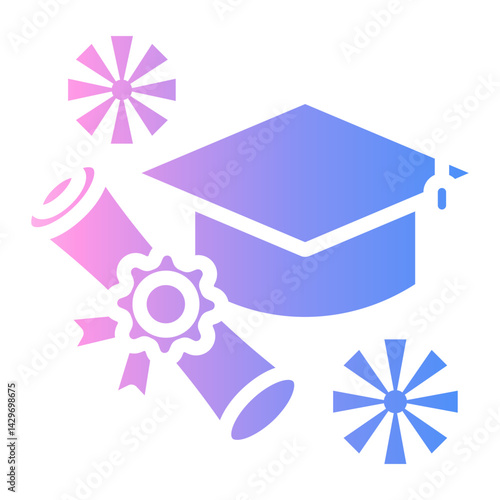 college Gradient icon