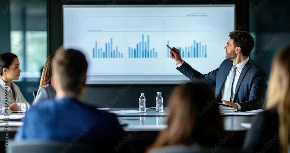 Business presentation meeting