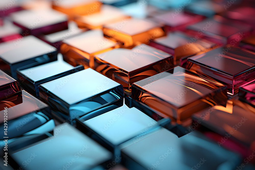 Honeycomb structure showcasing natural honey in vibrant amber tones Honeycomb structure showcasing natural honey in vibrant amber tones