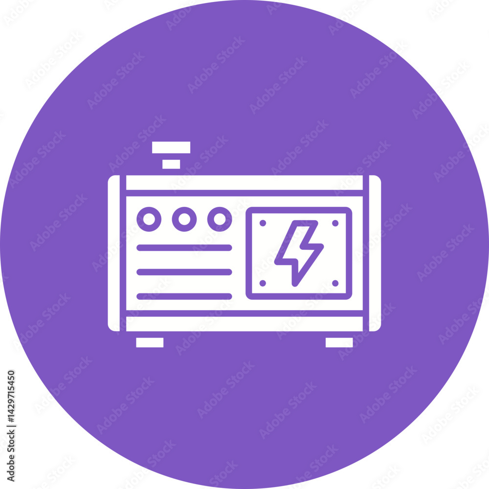 Naklejka premium Electric Generator Icon