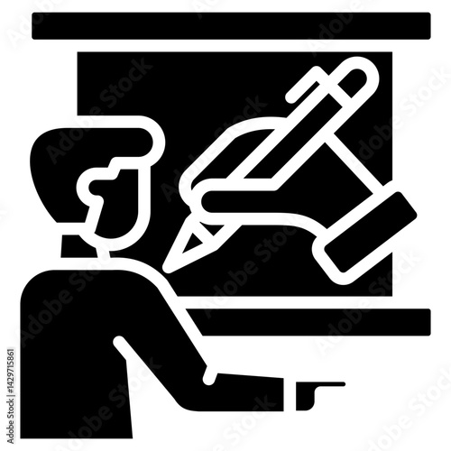 Theory glyph icon