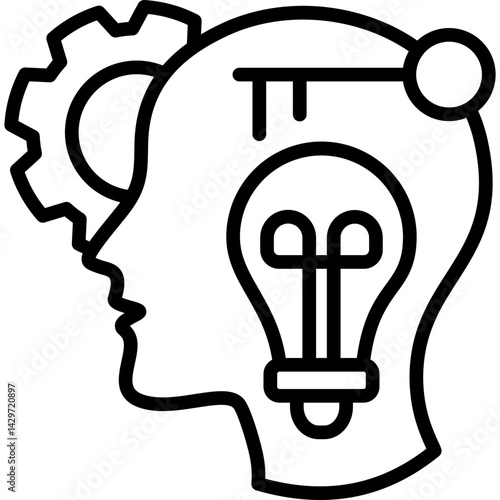 Key Idea line icon