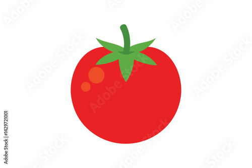 Fresh Tomato Vegetable vector on white background