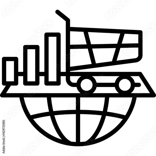 Market Trends line icon