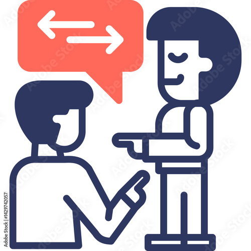 Suggestion mixed color icon