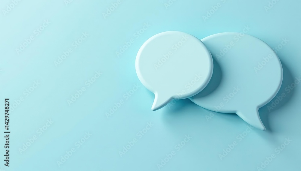 Subtle grey speech bubbles on a pastel blue background; soft, repeating pattern , subtle texture, light Subtle grey speech bubbles on a pastel blue background; soft, repeating pattern , subtle texture, light