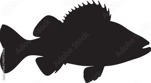 Ocean Perch Silhouette