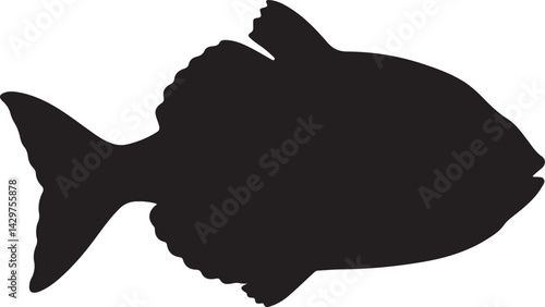Ocean Sunfish Silhouette