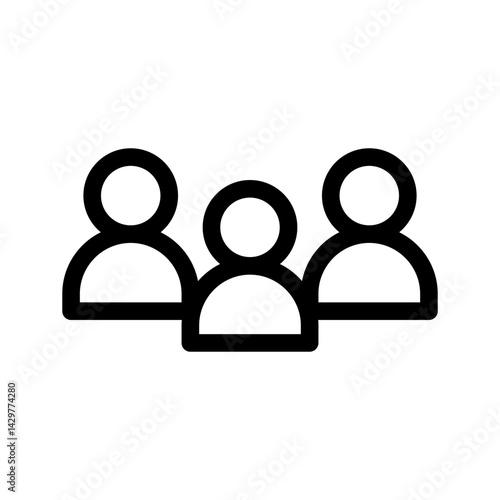 Public Icon Vector Symbol Design Illustration