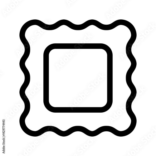 Biscuit Icon Vector Symbol Design Illustration