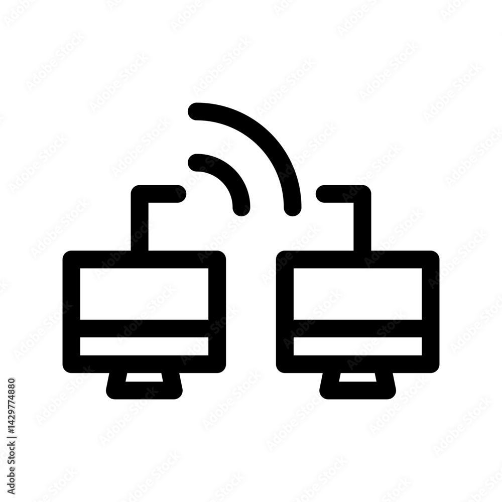 Remote Access Icon Vector Symbol Design Illustration Remote Access Icon Vector Symbol Design Illustration