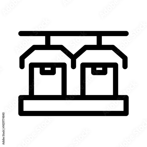 Manufacture Icon Vector Symbol Design Illustration