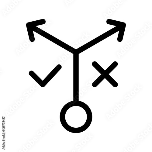 Strategy Icon Vector Symbol Design Illustration