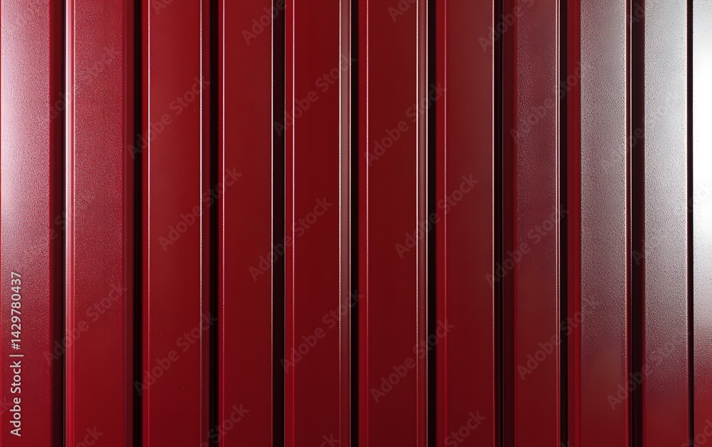 Dark Red Metal Siding Texture Background Burgundy Vertical Stripes Panel Dark Red Metal Siding Texture Background Burgundy Vertical Stripes Panel