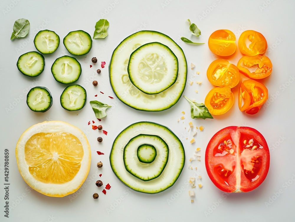 Fresh Sliced Vegetables Fresh Sliced Vegetables