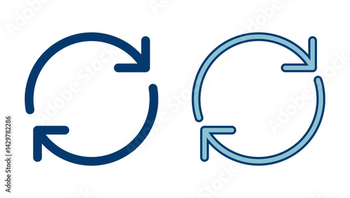 Refresh icon vector isolated on white background. Reload icon vector. Update icon. convert icon