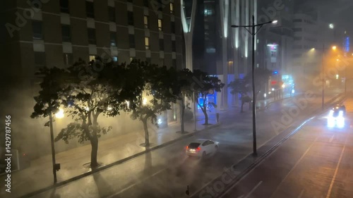 Hurricane Hits City Sheets Of Rain And Strong Winds - Khanun