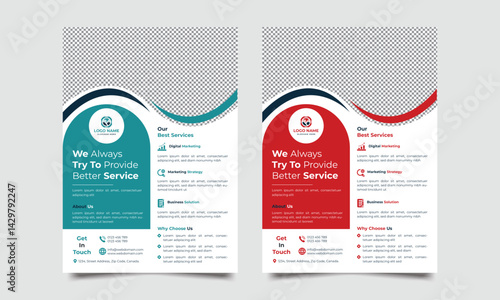 Corporate IT Services Flyer Design
