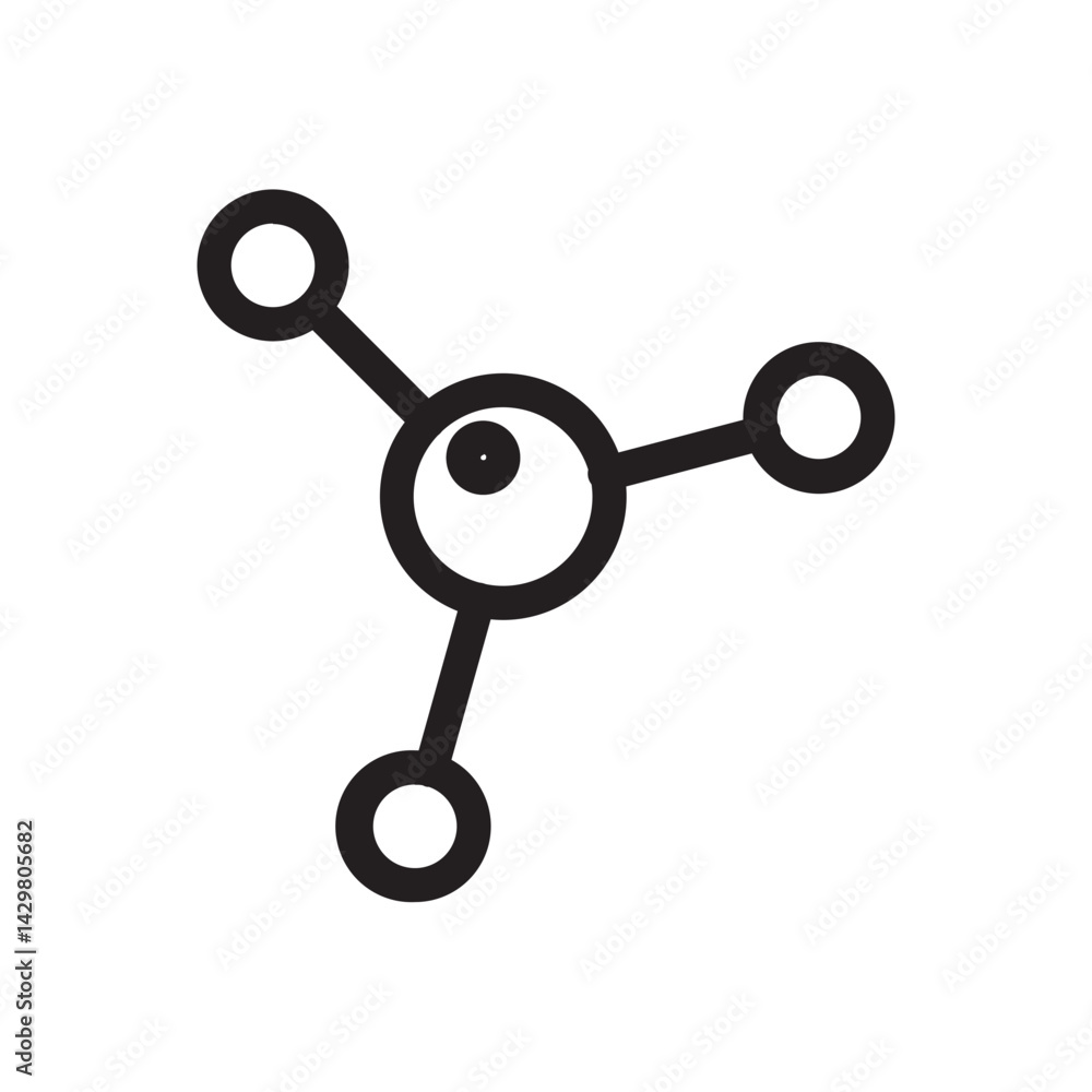 molecule line molecule line