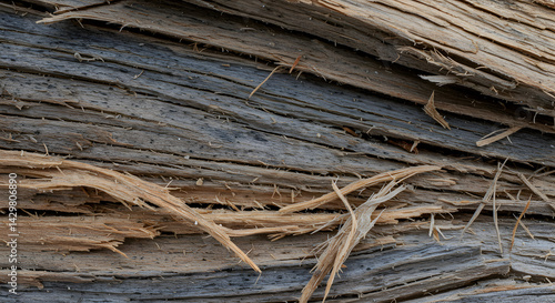 Weathered Tree Trunk Reveals Layers of Time Nature's Textural Artistry