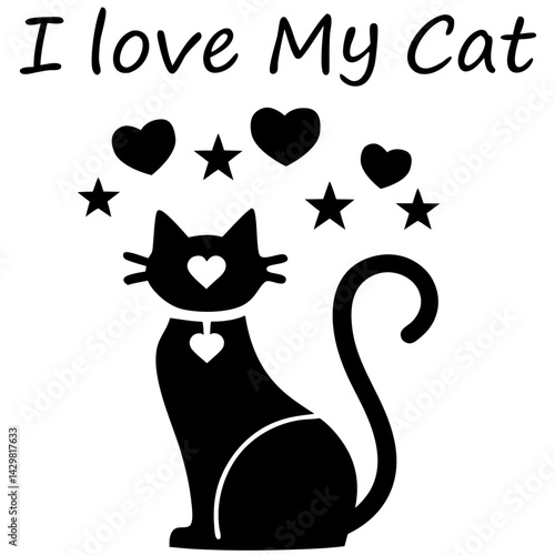 black and white cat
