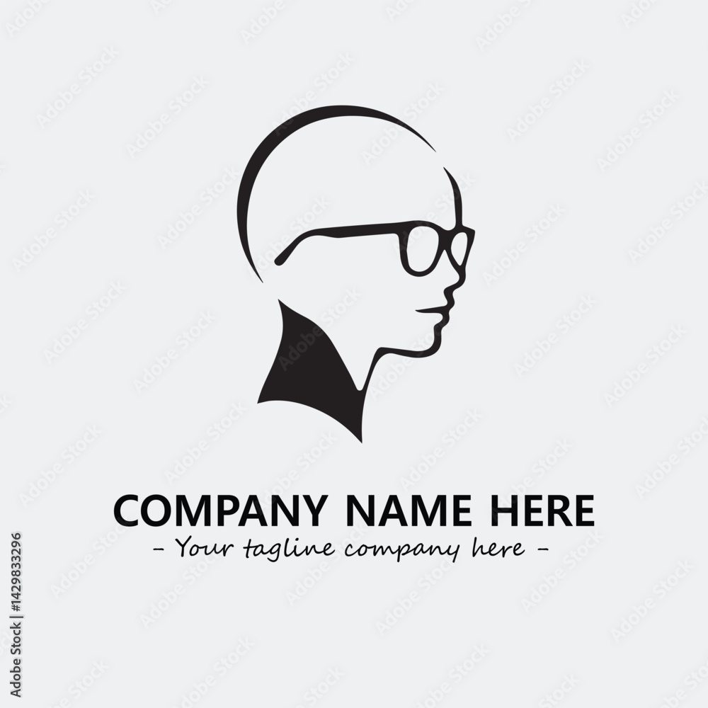 woman with glasses silhouette illustration black and white for logo company vector image
woman with glasses silhouette illustration black and white for logo company vector image