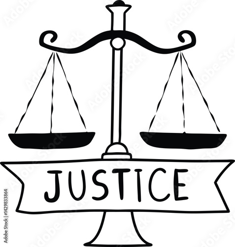 scales of justice with dollar sign
