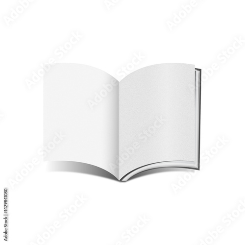 PAPER MOCKUP 137 WITH THEMES OF MODERN BLANK BOOK VECTOR FOR BRANDING OR PRESENTATIONS