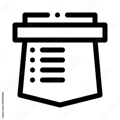 Leaderboard line icon