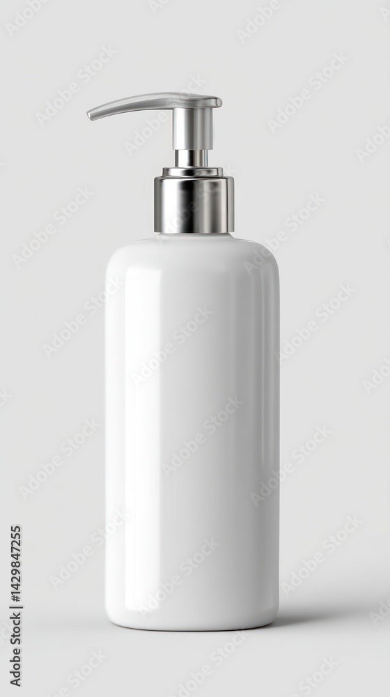 White pump bottle (1) White pump bottle (1)