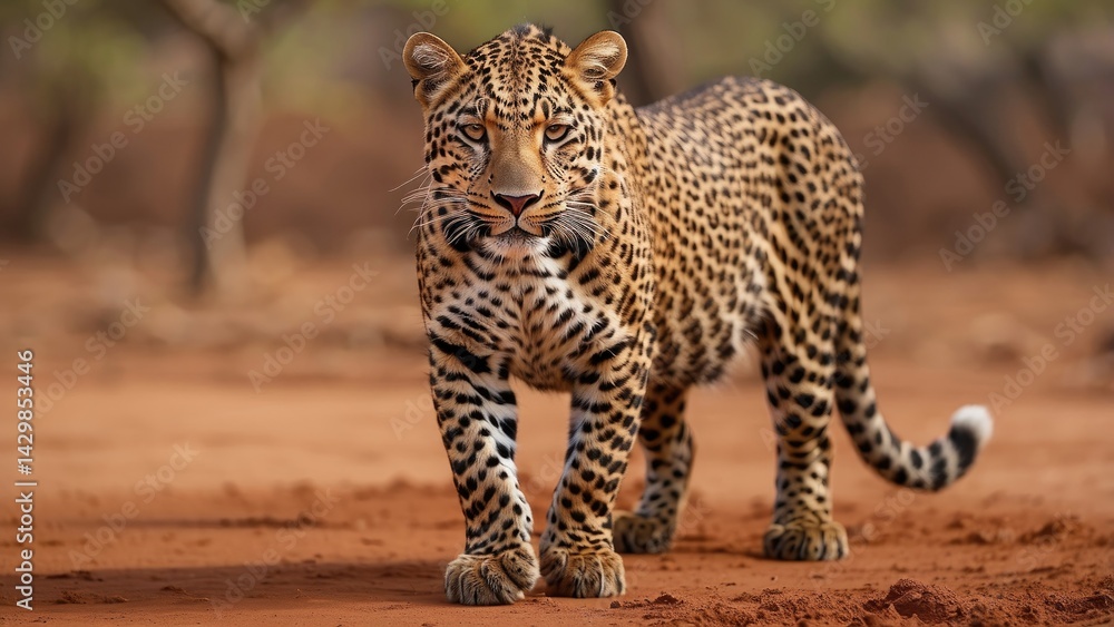 Obraz premium leopard in the bush