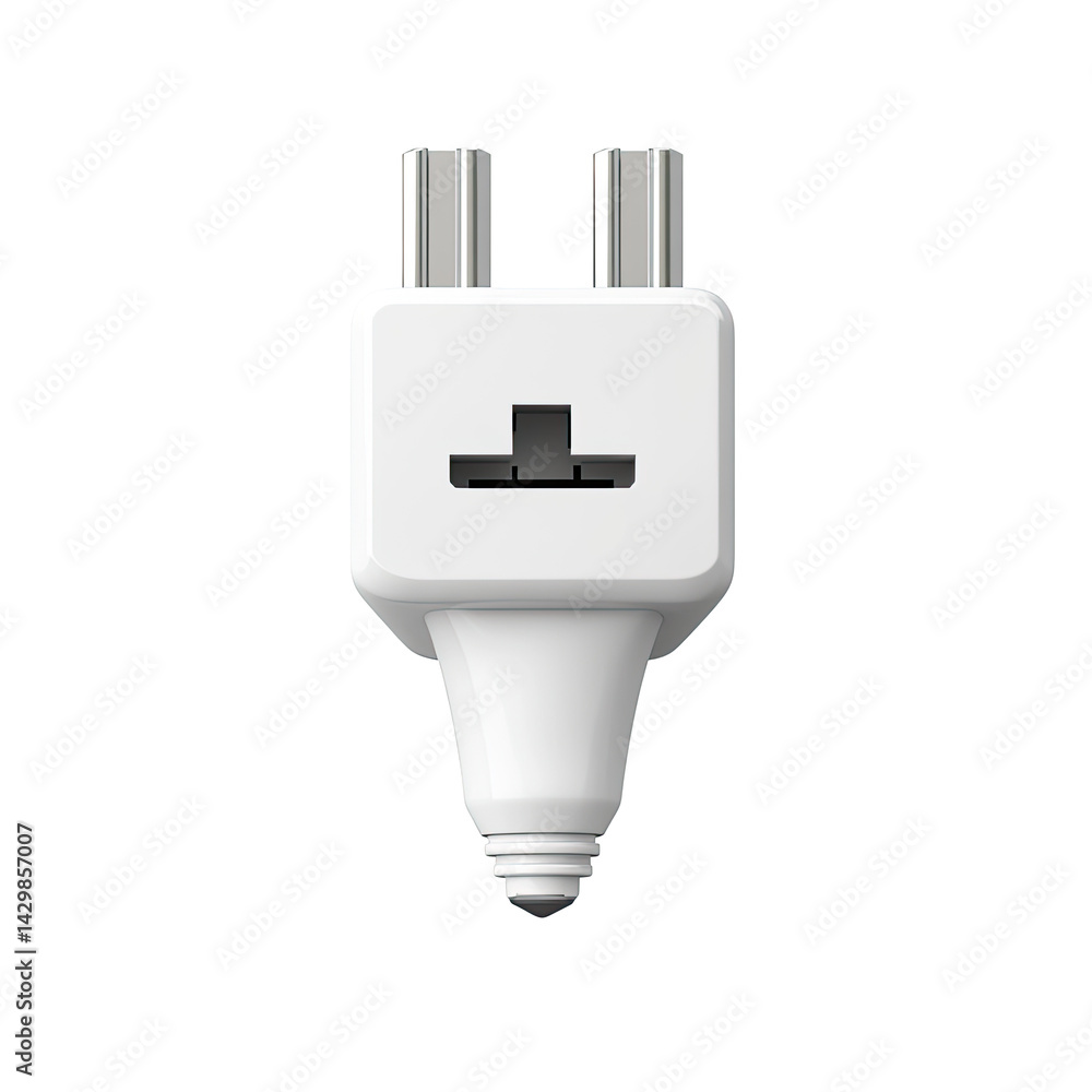Obraz premium White Electronic Device Icon