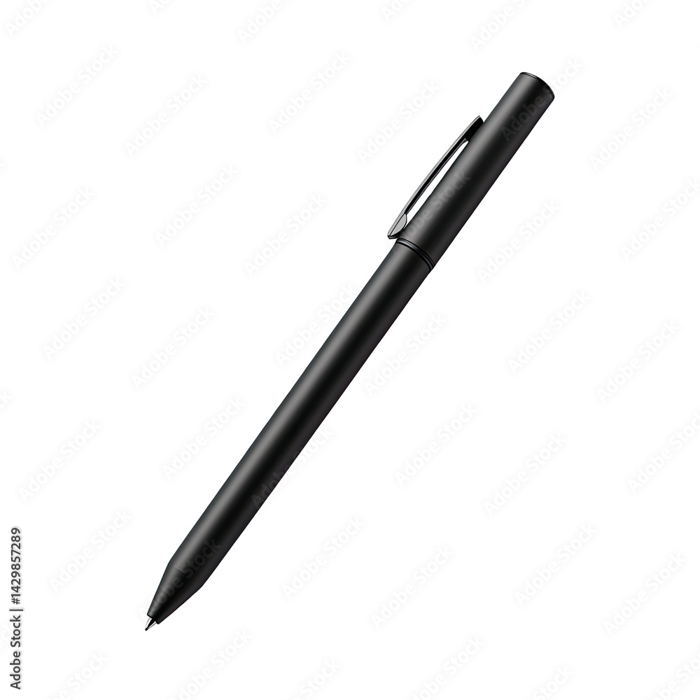 Black pen, angled view (1) Black pen, angled view (1)