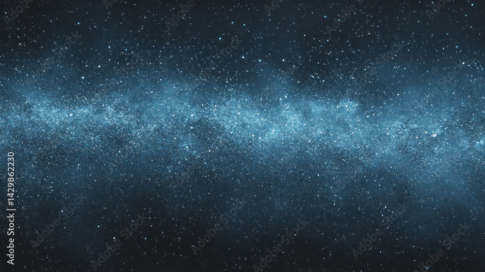 Obraz premium Vast expanse of the Milky Way galaxy, a cosmic panorama.