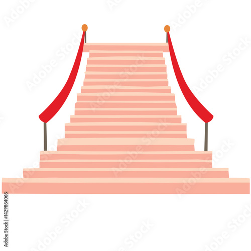 stairs with red carpet