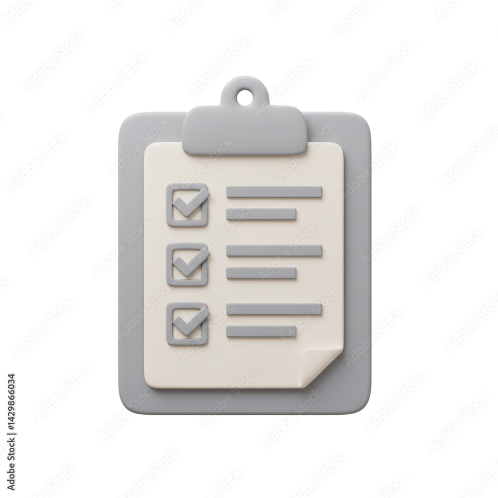 3D Clipboard with Document Task Management Project Planning Organization Report Work Management Productivity Efficiency Information Tool 3D Clipboard with Document Task Management Project Planning Organization Report Work Management Productivity Efficiency Information Tool
