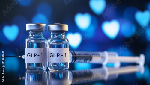 Medical vials and syringe