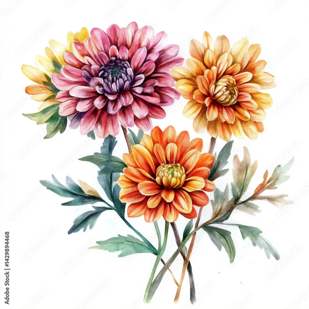 Fototapeta premium bouquet of flowers