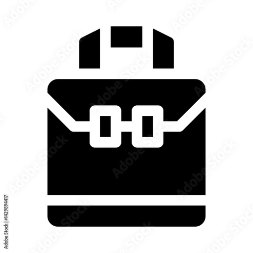 Suitcase glyph icon