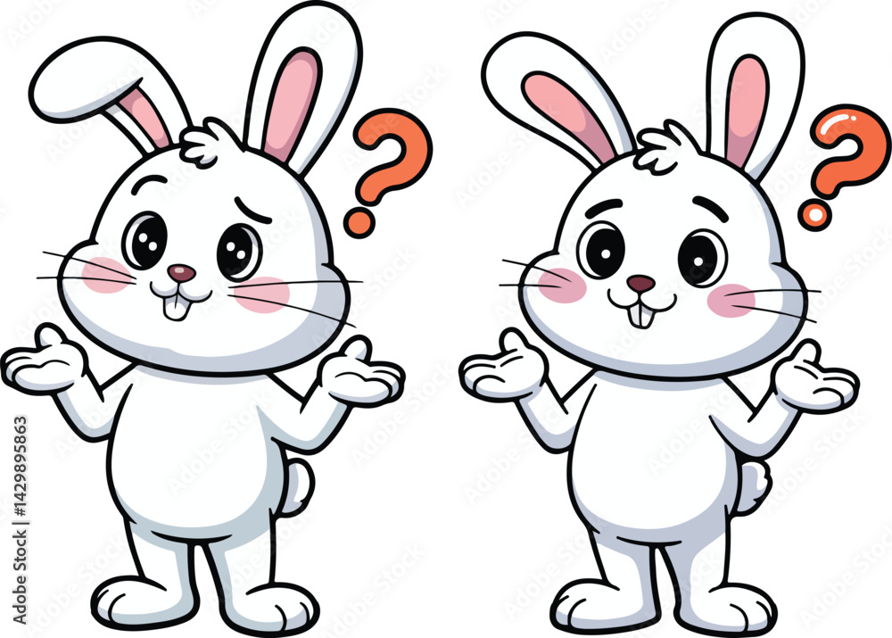 cute rabbit bunny clipart vector illustration cute rabbit bunny clipart vector illustration