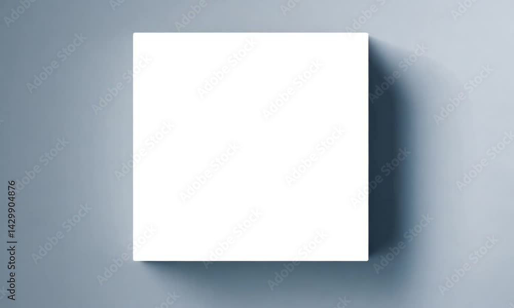 white square plain paper on grey background, zoom in white square plain paper on grey background, zoom in