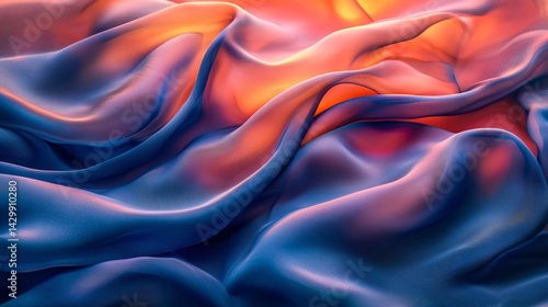 Wallpaper Mural Flowing like silk Torontodigital.ca